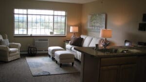 One Bedroom Apartment Style 2 - Living Room